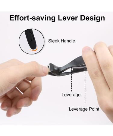 Nail Clippers for Thick Nails German Professional Toe Nail Cutter with Catcher Ultra Sharp Stainless Steel Toenail Clipper Set for Men Women Elderly Seniors Strong Heavy Duty for Thick Toenails - Buy Online on SooperMarket.com
