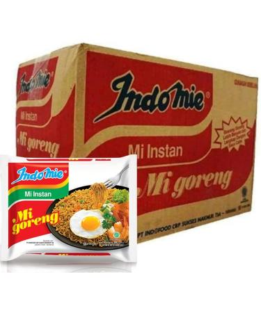 Indomie Mi Goreng Fried Instant Noodles 85g X 40 Packs Original Imported Indonesian Indomie Noodles - Authentic Sweet And Spicy Indonesian Noodles Imported By Vabe UK