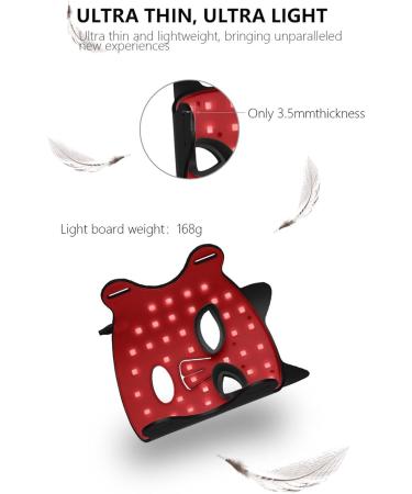 LED Light Face | Facial Beauty Instrument | LED Light Facial | Face Care Supplies with Bead Structure Bead Structure Face Care Supplies for Travel Home Business Trip and School - Buy Online on SooperMarket.com