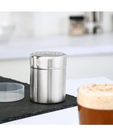 Space Home - Sprinkler Parmesan - Stainless Steel Cheese Shaker - Ideal for Sugar Salt Icing Sugar Flour Chocolate Cappuccino Cocoa - Buy Online on SooperMarket.com