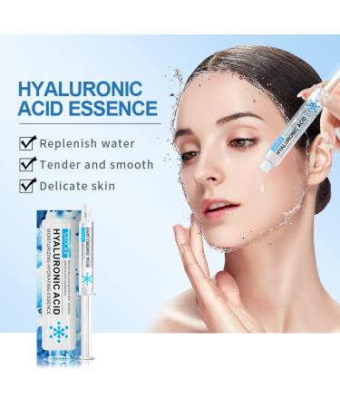 Hyaluronic Acid Serum for Deep Hydration & Brightening | Repair Acne Moisturize Dry Skin Reduce Dark Spots | Non-Greasy Daily Skin Care - 0.35oz - Buy Online on SooperMarket.com
