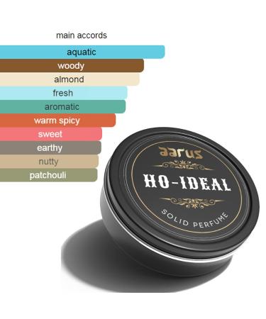 BlueQueen Solid Perfume with Cedar Wood Clary Sage Vetiver Sandalwood Cologne Balm for Men And Women Cologne Balm Travel Cologne Wax India (Ho Ideal Solid Perfume) - Buy Online on SooperMarket.com