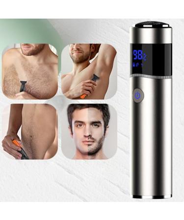 Portable Men's Electric Reusable Razor - Rechargeable Shaver for Beard Grooming | Wet & Dry Use - Buy Online on SooperMarket.com