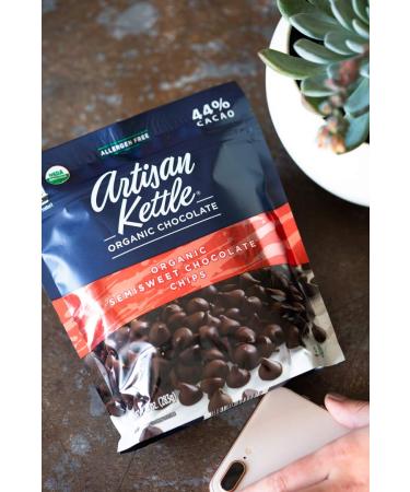 Artisan Kettle Organic Semisweet Chocolate Chips - 10 Oz | Premium Quality - Buy Online on SooperMarket.com