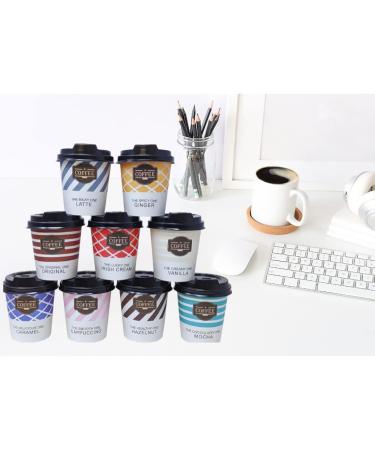 Coffee Gift Set - Assorted Coffee Collection | Flavours of Ginger Irish Cream Vanilla Salted Caramel Mocha | Fathers Day Gifts for Women Birthday gifts for her him & gift tag (Coffee Gifts) - Buy Online on SooperMarket.com