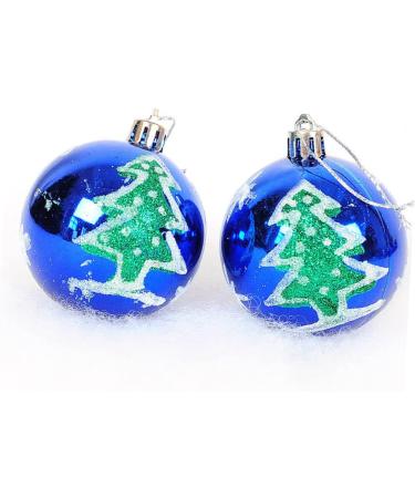 Cabilock 18 Pcs Christmas Decor Lob Christmas Baubles Decorative Christmas Hanging Ornament Balls Boxed Pack - Buy Online on SooperMarket.com