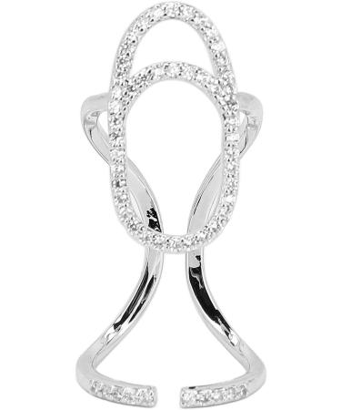 Fingernail Opening Rings Nail Decoration Finger Tip Rings Adjustable Fashionable Fingernail Jewelry Decorations Fingernail Protective Fingernail Opening Ring BandsRings(3048 Platinum) - Buy Online on SooperMarket.com