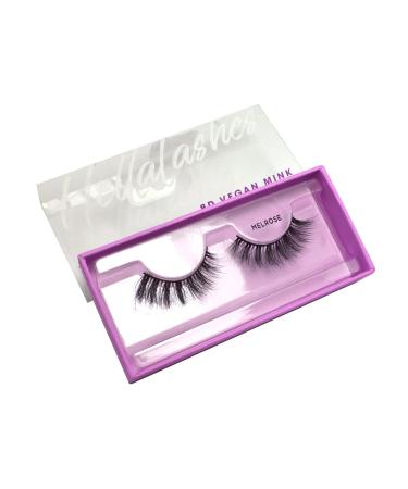 KARA BEAUTY Style L6 Hellalashes 8D Faux Mink Lashes in Melrose - Playful Wispy-Flared | Lightweight Synthetic Fiber | 1 Pair - Buy Online on SooperMarket.com