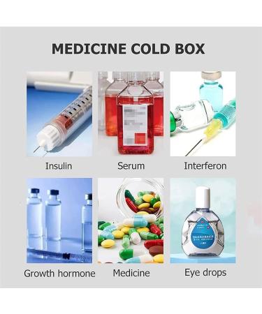Travel Medicine Cooler Mini Fridge Portable Insulin Refrigerated Box/Insulin Cooler/Drug Reefer/Car Mobile Small Refrigerator USB Charging (Color : 2batteries) - Buy Online on SooperMarket.com