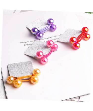 ABOOFAN 9 Pairs Kids Hair Ties Bracelet Holder Hair Ties Balls Pearl Hair Accessories Butterfly Ball Hair Rope Band Tie Ball Hair Ties Blue Scrunchies Pearl Tiara Miss Acrylic Bouncy Ball - Buy Online on SooperMarket.com