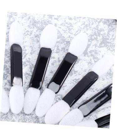 WOFASHPURET Makeup Eyeshadow 100pcs makeup sponge blending sponges for makeup women eyeshadow brush Smudge brush Oval Miss M White - Buy Online on SooperMarket.com