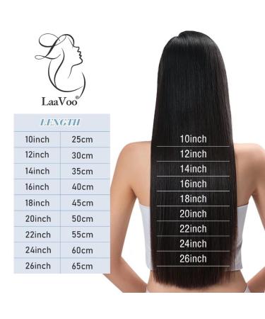 LAAVOO Real Hair Extensions - 100g Remy Weft Hair Tresses in Platinum Blonde #60 - 40cm Length - Buy Online on SooperMarket.com