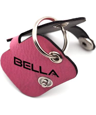 Copter Farm Dog Brand Bag | Engraved Collars for Dogs | Art & Real Leather | Custom Double-Sided Pink Rectangle - Buy Online on SooperMarket.com