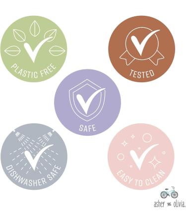 Kids Bamboo Bowls and Cup Set - Eco-Friendly 8 Piece Dishwasher Safe Kids Bowls and Cups for Healthy Meals - Buy Online on SooperMarket.com