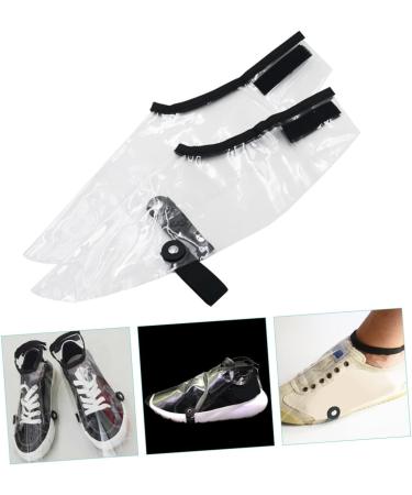 HAPINARY 2 Pairs Barber Shoe Covers Transparent Shoe Covers Salon Barber Cape Shoe Hairdressing Shoes Cover Hair Stylist Shoes Cape Haircut Shoes Protector Cloaks Capes - Buy Online on SooperMarket.com