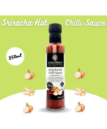 Coconut Kitchen Sauce Bottle Pick N Mix | Choose From 6 Flavours | Chilli Garlic Honey-Garlic Miso Sesame Sriracha Hot-Chilli Sweet-Chilli Thai Sweet - Pack of 4 x 250g - Buy Online on SooperMarket.com