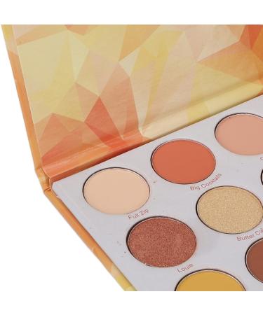 Makeup Palette Warm Tone Colors 12 Colors Eyeshadow Plattet for Wedding Party Office - Buy Online on SooperMarket.com