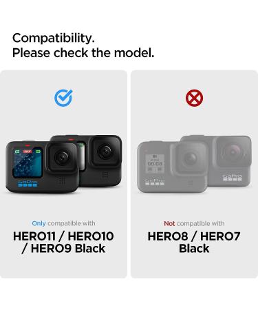 Spigen Tempered Glass Screen Protector designed for GoPro Hero 11 / GoPro Hero 10 / GoPro Hero 9 - Multi Pack - Buy Online on SooperMarket.com