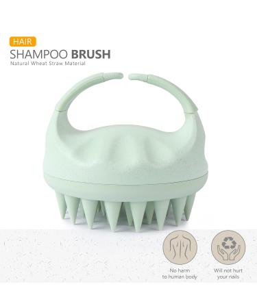Sndyi Scalp Massage Brush - 2PCS Silicone Shampoo Brush for Dandruff Relief & Hair Growth | Wet & Dry Use - Red & Beige - Buy Online on SooperMarket.com