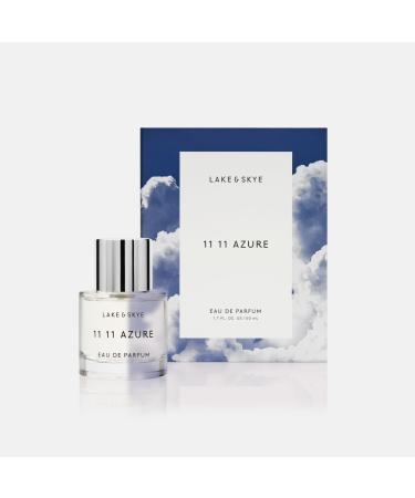 Lake & Skye 11 11 Azure Eau de Parfum 1.7 fl oz (50 ml) - Sheer Floral Musk Water Accord Hyacinth Cyclamen. 1.7 Fl Oz (Pack of 1)