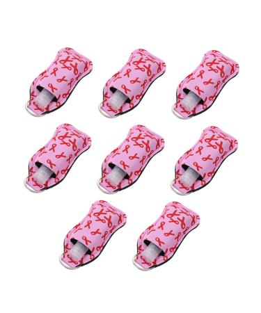 4 Sets Hand Bottle Cover Empty Bottle Holder Keychain Hand Keychain Rubber Key Chain Bottle with Protective Cover Rubber Key Ring