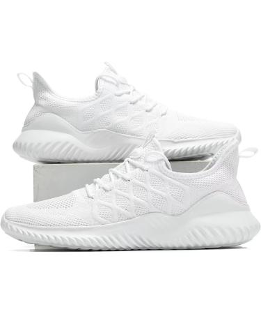 Men's Slip-on Running Shoes - Lightweight Breathable Sneakers for Workout - Size 13, White - Buy Online on SooperMarket.com