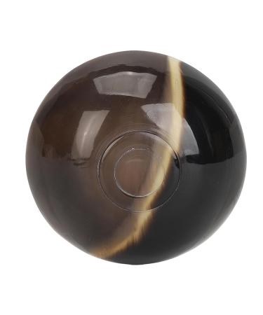 Handcrafted Yellow Jauarta Ox Horn Small Bowl | Round Gua Sha Scraper | Fine Workmanship & Smooth Surface - Perfect for Skincare - Buy Online on SooperMarket.com