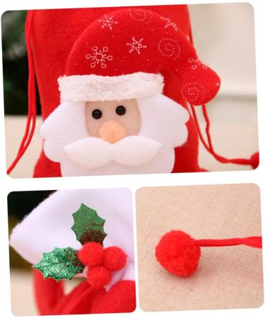 KOMBIUDA 2pcs Christmas Favor Bag Christmas Bag Candy Bag for Christmas Bag Portable Apple Bag Child - Buy Online on SooperMarket.com
