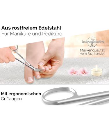 Large Long Nail Scissors for Seniors | Micro-Toothed Foot Care Set for Toenails & Fingernails (16 cm) - Pedicure Alternative to Nail Tongs - Buy Online on SooperMarket.com