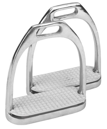 Kerbl 32630 High Grade Steel Stirrup - Silver 12 cm
