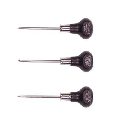 Stanley 69-122 6-1/16-Inch Wood Handle Scratch Awl 3 Pack