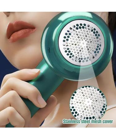 2024 Rechargeable Electric Lint Remover - Best Fabric Shaver for Clothing & Furniture (Green - Buy Online on SooperMarket.com