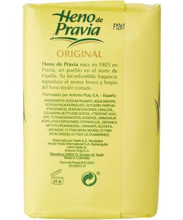 HENO DE PRAVIA - 2 SETS OF 2 SOAPS PLUS 1 FREE AND EACH IS 4 OZ. (6 SOAPS) by Heno de Pravia - Buy Online on SooperMarket.com
