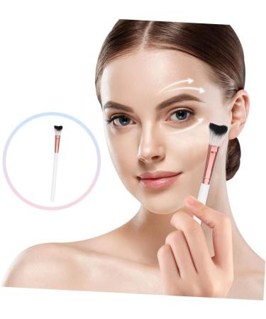 Baluue white makeup tool portable nose brush Makeup Brush makeup brush for women 18.50X1.00X1.00CM White - Buy Online on SooperMarket.com