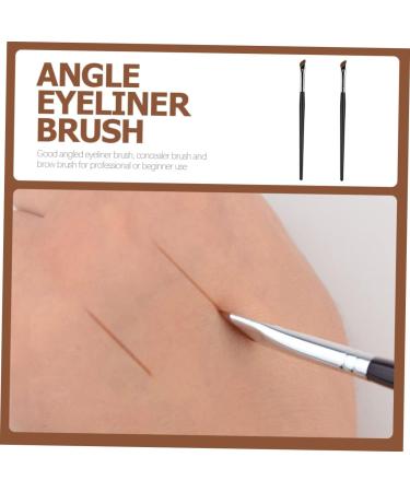 BELLIFFY 2pcs Eyebrow Brush Makeup Brush Eyeliner Brush Slanted Concealer Brush Angled Brush Artificial Fiber - Buy Online on SooperMarket.com