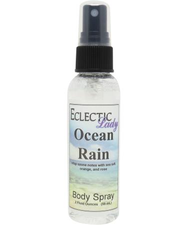 Ocean Rain Body Spray (Double Strength) 2 ounces Body Mist for Women with Clean Light & Gentle Fragrance Long Lasting Perfume with Comforting Scent for Men & Women Cologne with Soft Subtle Aroma 2 Fluid Ounces (Double Strength)