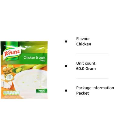 Knorr Chicken and Leek Packet Soup - 1 Count Pack, Savory Chicken Flavor - Buy Online on SooperMarket.com