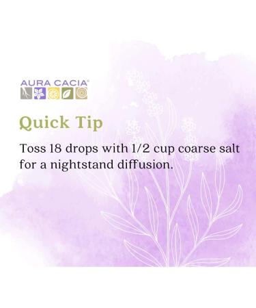 Aura Cacia 100% Pure Lavender Essential Oil 0.25 fl. oz. | GCMS Tested, Lavandula angustifolia - Buy Online on SooperMarket.com