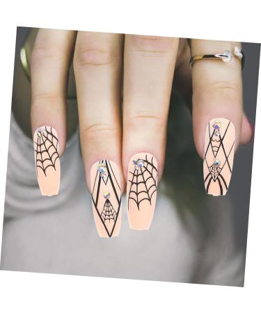 minkissy 3 Sets Halloween Fake Nails 4th of July Nails Press on Nail Decoration Nail Art Decoration Fake Nails French DIY Manicure Supply Artificial Nail Manicure False Nail Ghost Decor Abs - Buy Online on SooperMarket.com