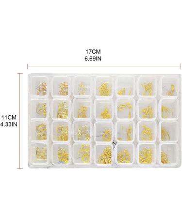 28-Grid Nail Nail Steel Beads Nail Art Cellphone For Case Ornament For Nail Art Decoration Jew 28-grid Nail Nail Steel Beads Nail Art For Nail Art - Buy Online on SooperMarket.com