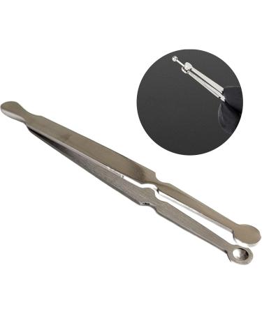 Premium Manual Jewelry Tweezers Set - Stainless Steel Lace & Diamond Stone Tweezers for Jewelry Making | International Shipping - Buy Online on SooperMarket.com