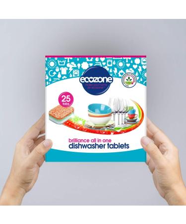 Ecozone All in One Dishwasher Tablets x 25 400g - Buy Online on SooperMarket.com