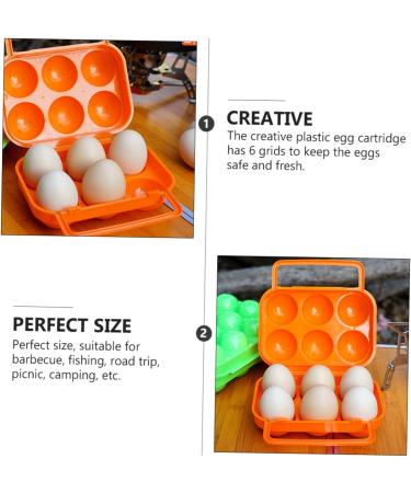 Hemoton 2pcs Outdoor Egg Carton Fridge Food Tray Outdoor Egg Container Egg Organizers Devil Travel Water Bag - Buy Online on SooperMarket.com
