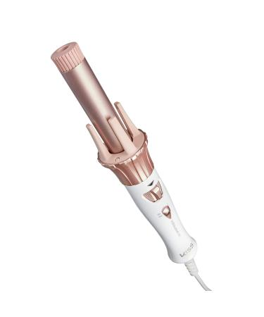 Kiss Instawave 101 Ceramic Automatic Rotating Ceramic Tourmaline Curling Iron, 1"""