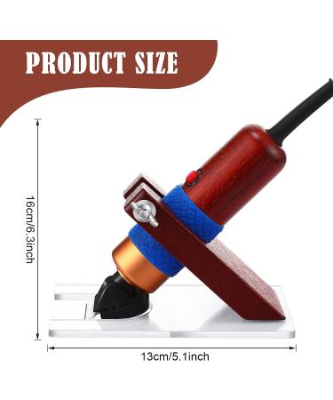 Solid Wood Acrylic Shearing Guide for Carpet Trimmer - Rug Tufting Tool (Brown) - Buy Online on SooperMarket.com