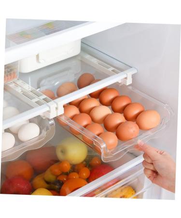 1pc Fridge Refrigerator Eggs Container Refrigerator Eggs Case Egg Carton Organizer Multifunction - Buy Online on SooperMarket.com