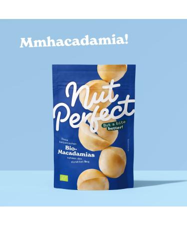 Buy Nut Perfect Bio-Macadamias - Delicious Nibbles with Creamy Texture | 80g | Pesticide-Free & Handcrafted - Buy Online on SooperMarket.com