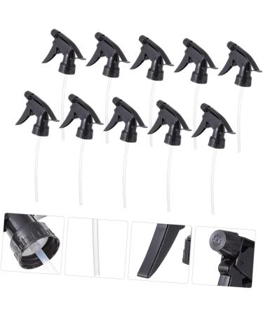 FRCOLOR 20 PCS spray bottle nozzle mist spray head replacement spray nozzles bottles spray nozzle top pump dispensers standard nozzle detangler spray plastic hair black pepper Miss 20x9.5cmx2pcs - Buy Online on SooperMarket.com