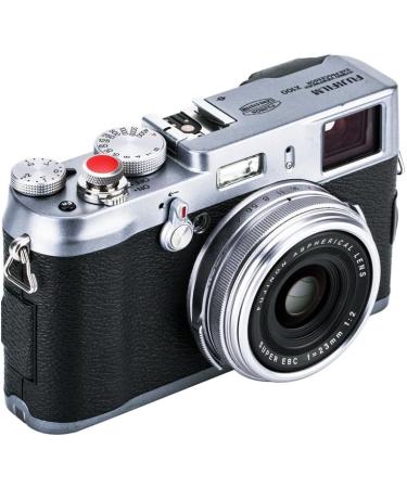 JJC Camera Soft Release Button for Fuji X-T5 X-T4 X-T3, Sony RX1R II, Leica M10, Nikon Df - Gray & Red - Buy Online on SooperMarket.com