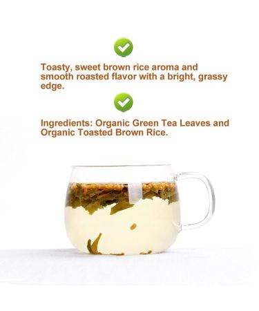 Buy Organic Green Tea - Loose Leaf Japanese Genmaicha 170g | Premium Black Rice & Matcha Blend - Buy Online on SooperMarket.com